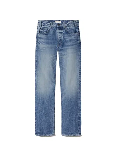 Nili Lotan Briana Whiskering-effect Jeans In Blue