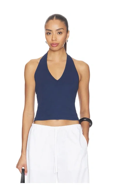 Nili Lotan Britt Halter Top In Admiral Blue