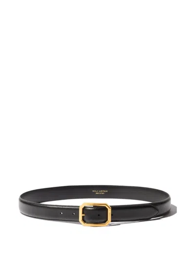 Nili Lotan Buckle Belt In Gray