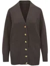 Nili Lotan Jaycee Cardigan In Brown
