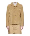 Nili Lotan Button Long Sleeve Leather Jacket