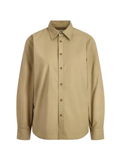 Nili Lotan Button-down Long-sleeve Shirt In Neutral