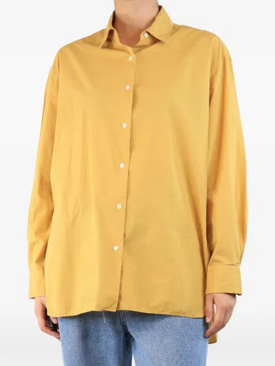 Pre-owned Nili Lotan Button-up Shirt In Yellow
