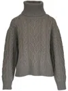 Nili Lotan Sierra Alpaca-blend Turtleneck Sweater In Grün