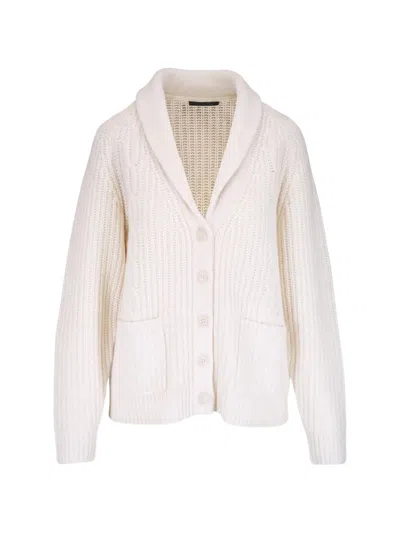 Nili Lotan Cable-knit Cashmere Cardigan In Neutral