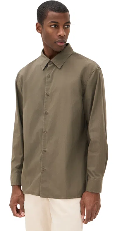 Nili Lotan Caiden Shirt Truffle Taupe