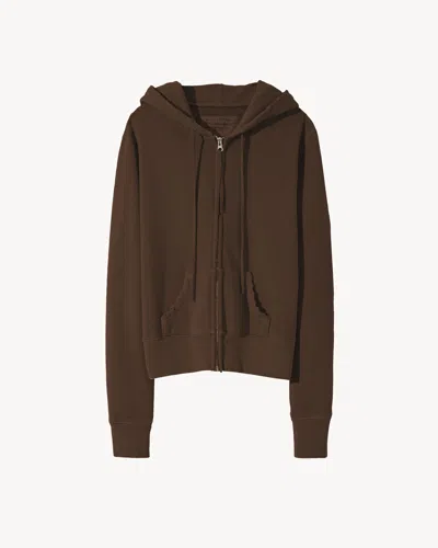 Nili Lotan Callie Hoodie In Brown
