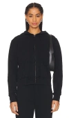 Nili Lotan Callie Cotton-jersey Hoodie In 深海军蓝