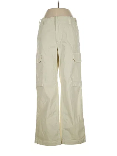 Pre-owned Nili Lotan Cargo Pants In Ivory