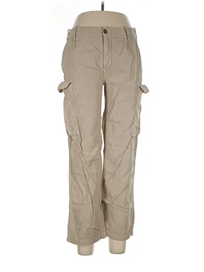 Pre-owned Nili Lotan Cargo Pants In Tan