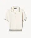Nili Lotan Carline Cashmere Polo In Multi