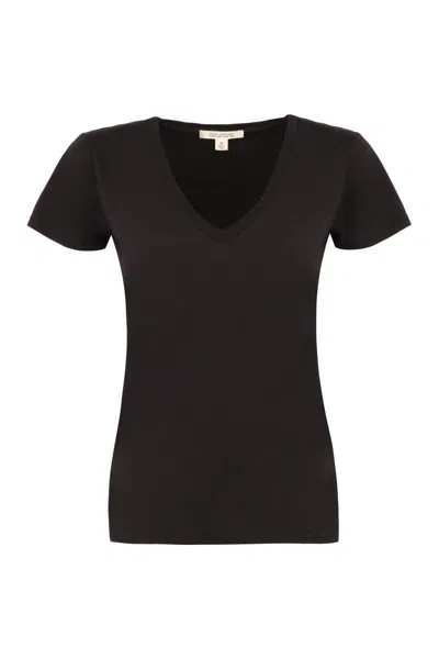 Nili Lotan Carol V-neck T-shirt In Black