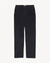 Nili Lotan Carpenter Corduroy Pant In Midnight