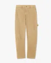 Nili Lotan Carpenter Cotton Pant In Brown