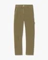 Nili Lotan Carpenter Cotton Pant In Green