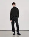 Nili Lotan Carpenter Pant In Dark Brown
