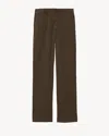 Nili Lotan Carsen Pant In Dark Brown