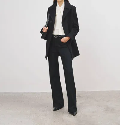 Nili Lotan Cash Peacoat In Black