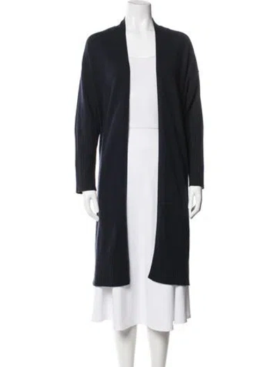 Pre-owned Nili Lotan Cashmere Coat In Blue