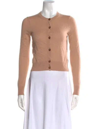 Pre-owned Nili Lotan Cashmere Crew Neck Sweater In Neutral