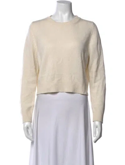 Pre-owned Nili Lotan Cashmere Crew Neck Sweater In Neutrals