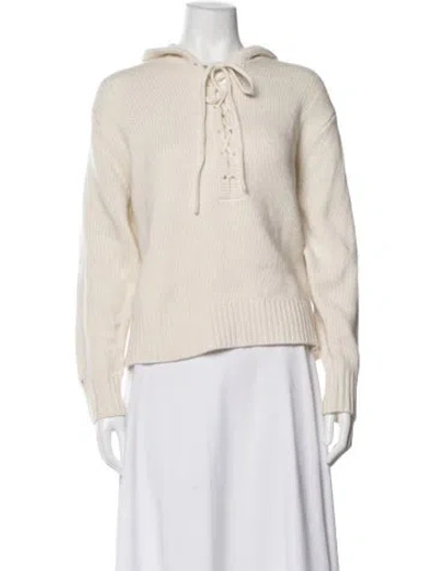 Pre-owned Nili Lotan Cashmere Crew Neck Sweater W/ Tags In Clear/neutrals