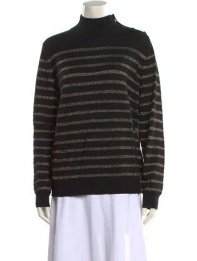 Pre-owned Nili Lotan Cashmere Striped Sweater In Multi