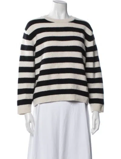 Pre-owned Nili Lotan Cashmere Striped Sweater In Multi