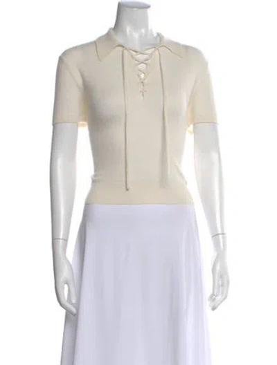 Pre-owned Nili Lotan Cashmere Sweater W/ Tags In Neutral