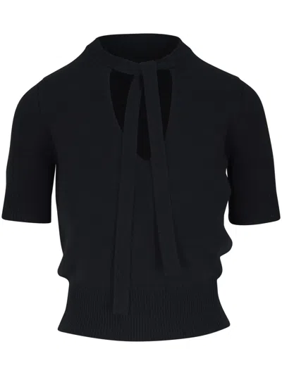 Nili Lotan Cashmere Top In Black