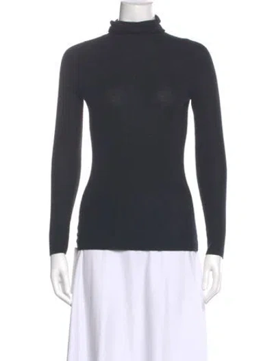 Pre-owned Nili Lotan Cashmere Turtleneck Sweater In Gray