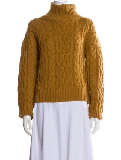 Pre-owned Nili Lotan Cashmere Turtleneck Sweater In Multi