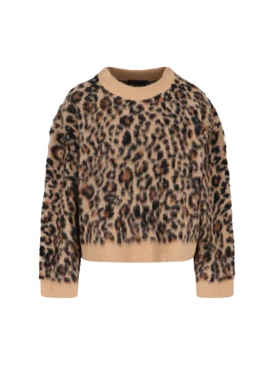 Nili Lotan Cashmere-silk Sweater In Brown