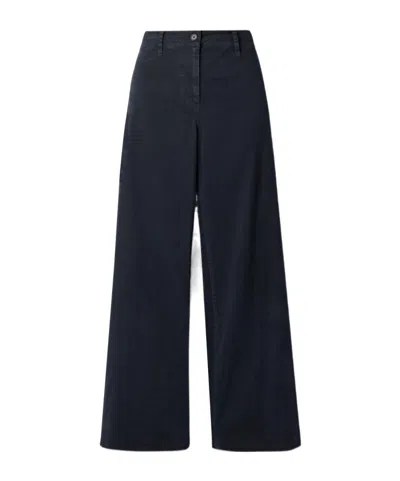 Nili Lotan Casual Pants With Belt Loops In Blue