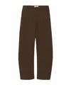 Nili Lotan Casual Pants With Belt Loops In Brown