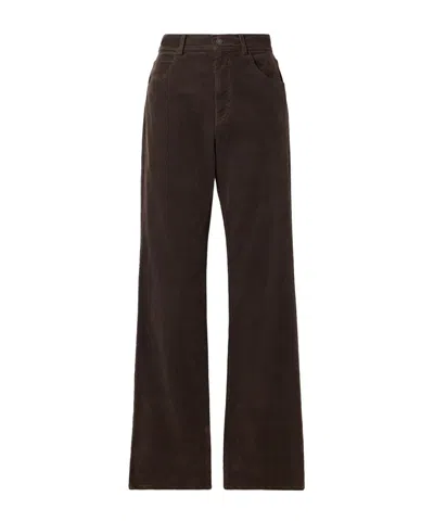 Nili Lotan Casual Pants With Belt Loops In Brown