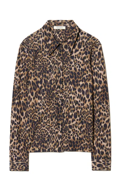 Nili Lotan Celestine Animal-printed Top In Animal