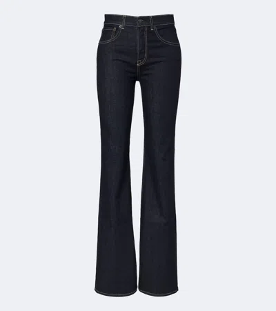 Nili Lotan Joan High-rise Straight-leg Jeans In Blue