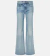 Nili Lotan Mid-rise Flared Jeans Celia In Blau