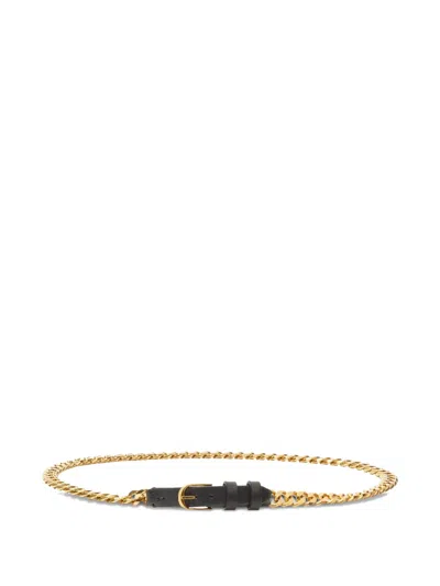 Nili Lotan Chain Belt In Gold