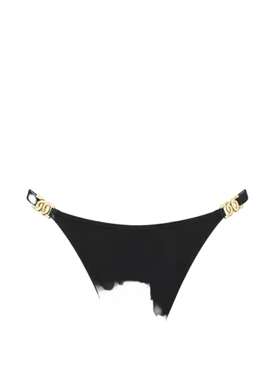 Nili Lotan Chain-detail Bikini Bottoms In Black