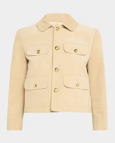 NILI LOTAN CHAMONIX CORDUROY SHORT JACKET
