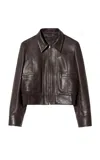 Nili Lotan Charly Leather Jacket In Black