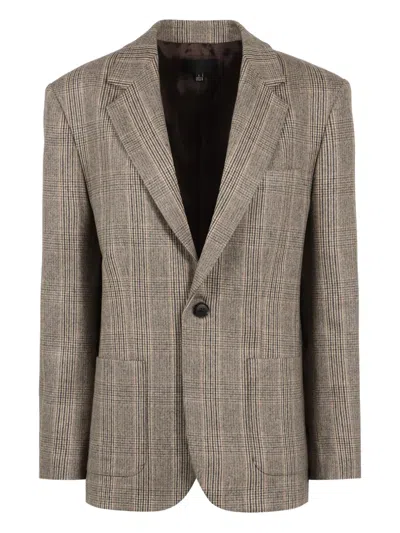 NILI LOTAN CHECKED LAPEL BLAZER