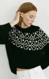 Nili Lotan Chrissy Cashmere Sweater In Black