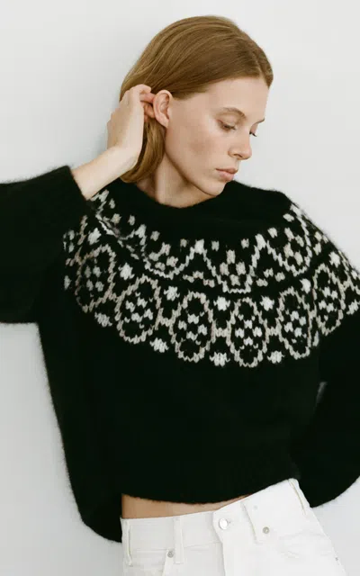 Nili Lotan Chrissy Cashmere Sweater In Black
