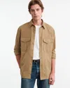 Nili Lotan Christophe Shirt In Desert Khaki