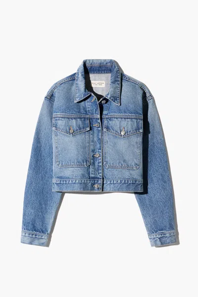 Nili Lotan Clement Denim Jacket In Blue