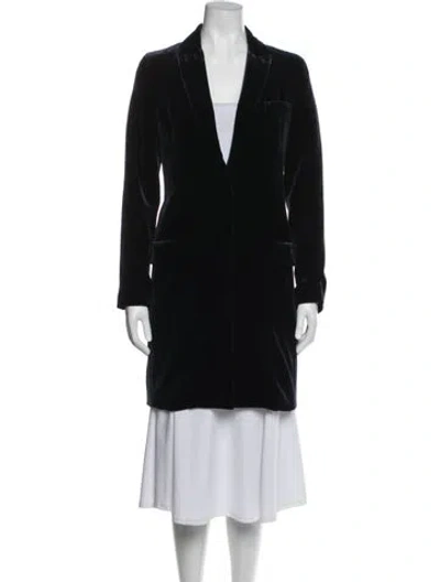 Pre-owned Nili Lotan Coat In Black