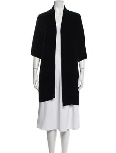 Pre-owned Nili Lotan Coat In Black